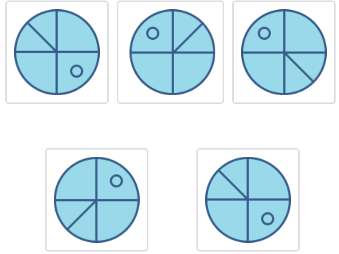 Bildsekvens Odd One Out UPP test